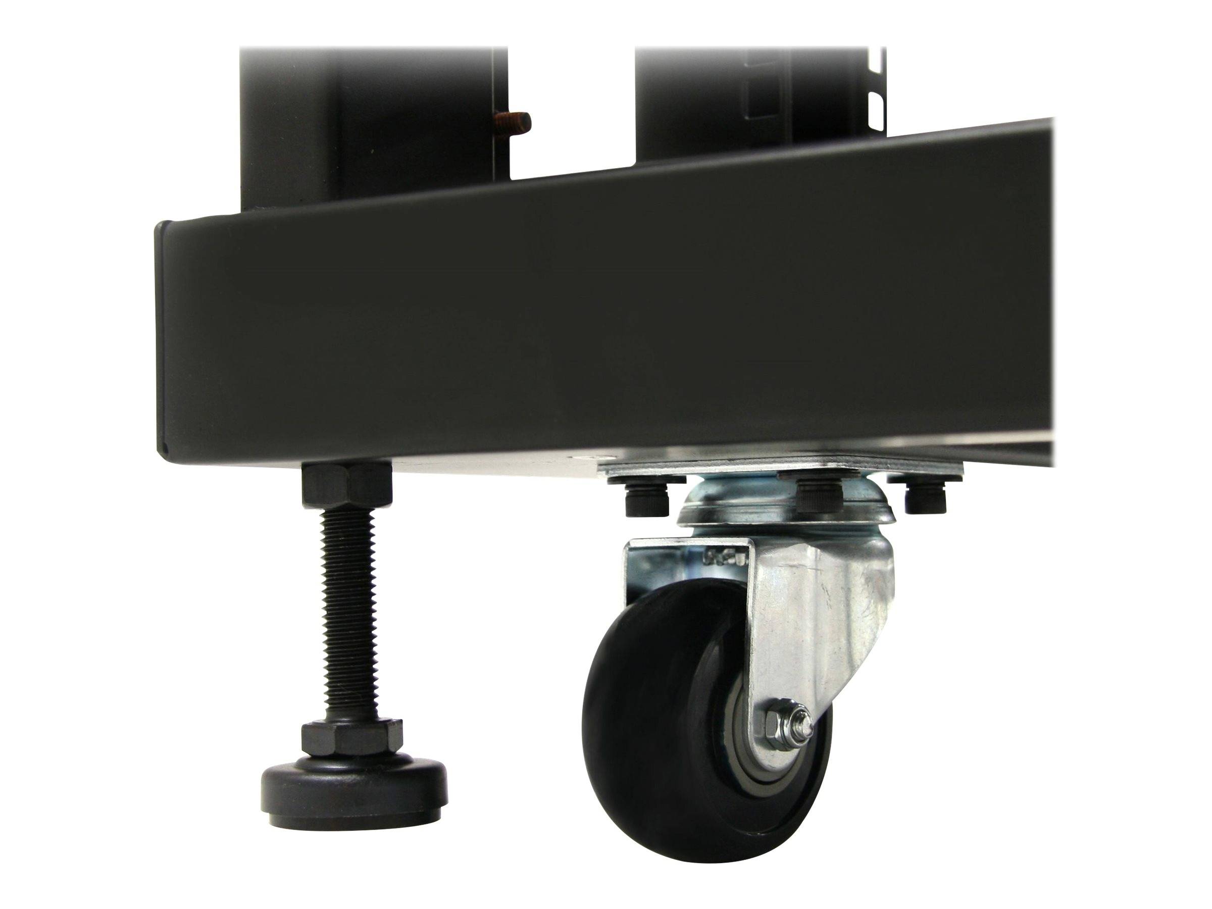 StarTech.com 32U 19" Server Rack Cabinet, Adjustable Depth 6-32 inch, Lockable 4-Post Network/Data/AV Equipment Rack Enclosure with Glass Door