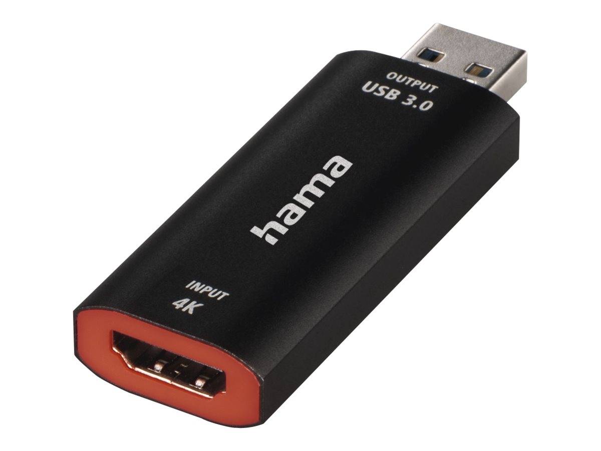 Hama - Videoaufnahmeadapter - USB 3.0 - Schwarz