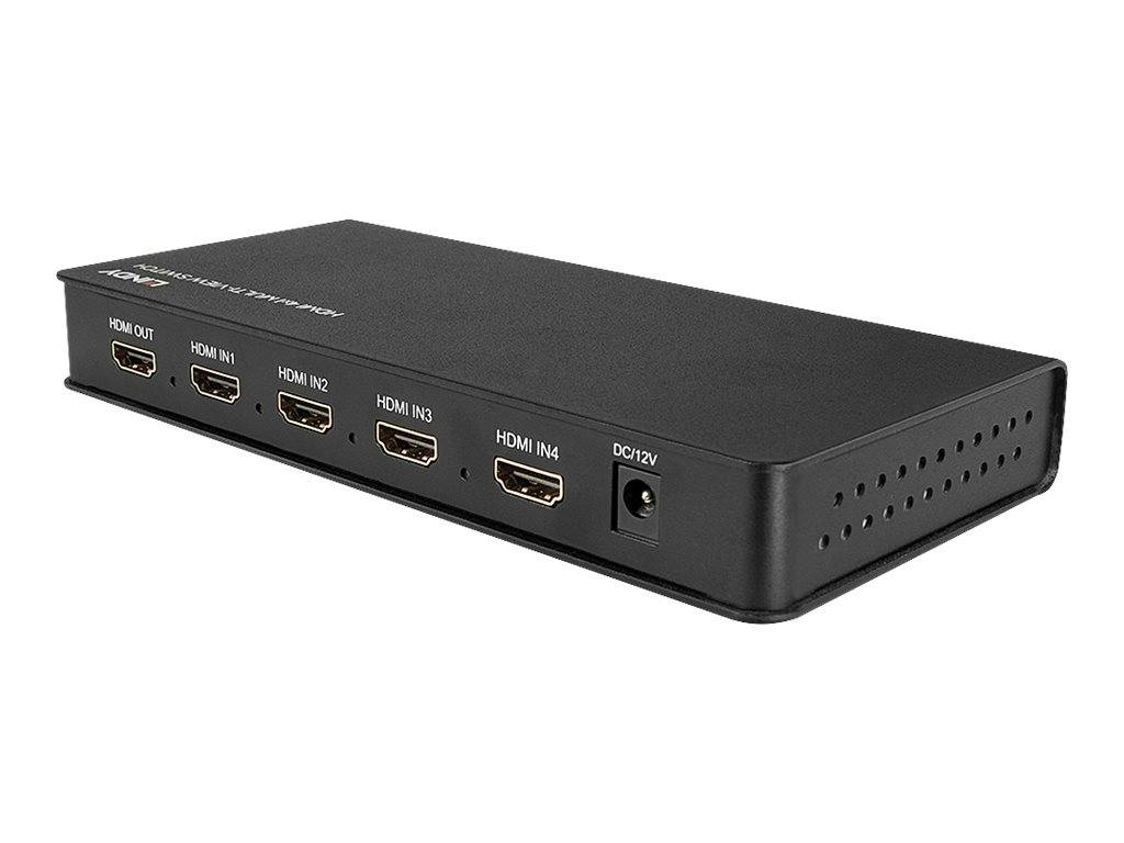 Lindy HDMI 4x1 Multi-View Switch - Video/Audio-Schalter