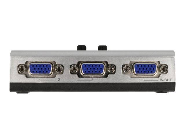 Delock Videoverteiler/-Switch - 2 x VGA - Desktop - Switch VGA 2 port manual bid