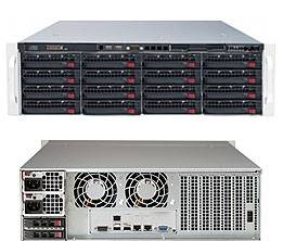 Supermicro SuperStorage Server 6038R-E1CR16L - Server - Rack-Montage - 3U - zweiweg - keine CPU - RAM 0 GB - SAS - Hot-Swap 8.9 cm (3.5")