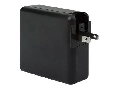 Manhattan 4-in-1 Travel Wall Charger and Powerbank 8,000 mAh, USA/UK/Euro 2-pin Plugs, Output: 1x USB-C, 2x USB-A ports