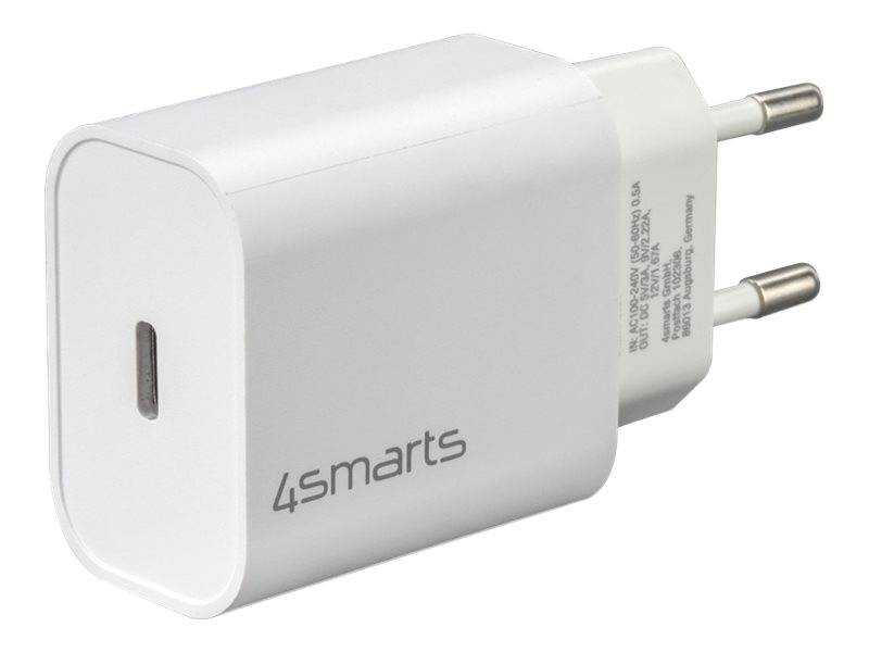 4smarts VoltPlug - Netzteil - 20 Watt - 3 A - PD (24 pin USB-C)