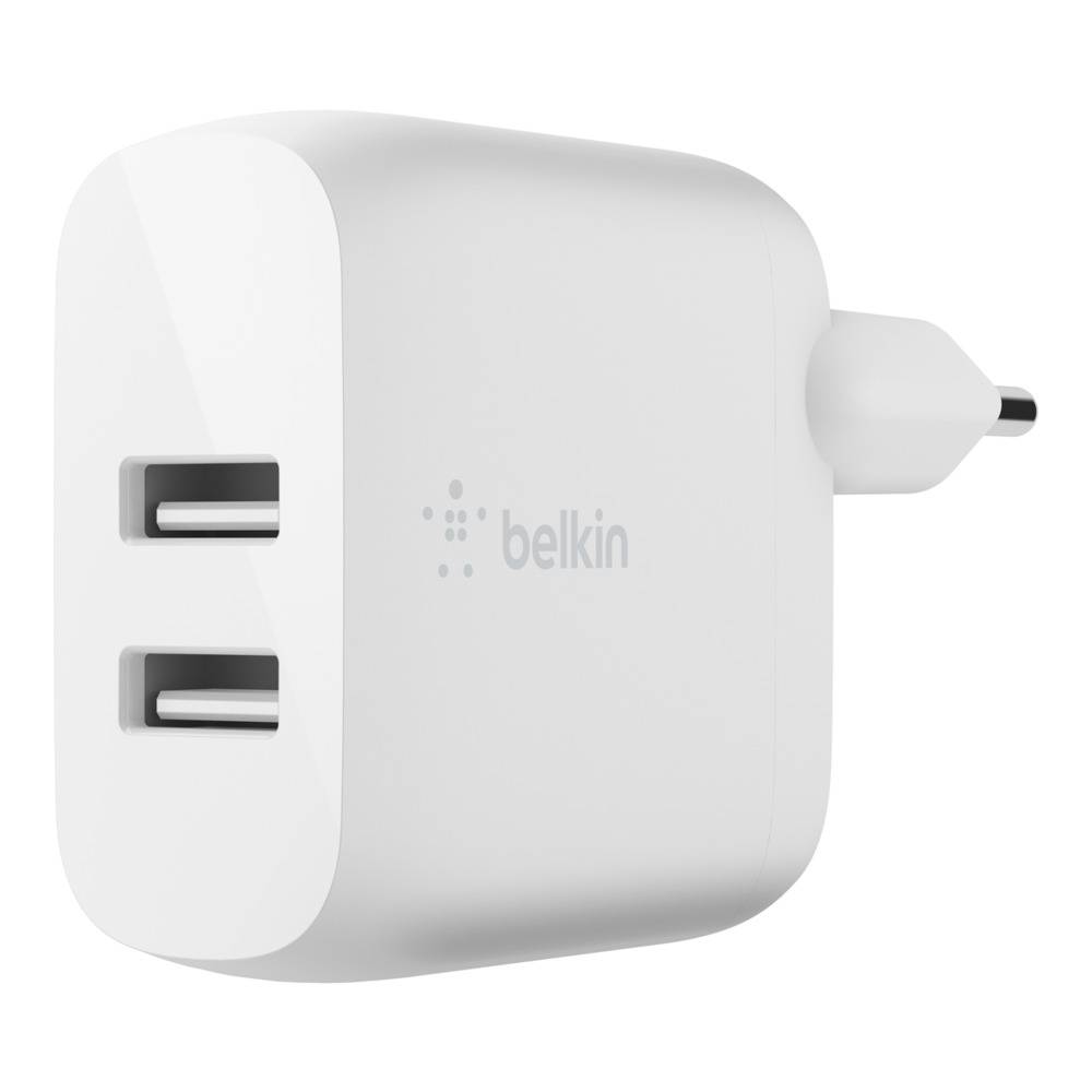 Belkin BoostCharge - Netzteil - 24 Watt - 2 Ausgabeanschlussstellen (USB)