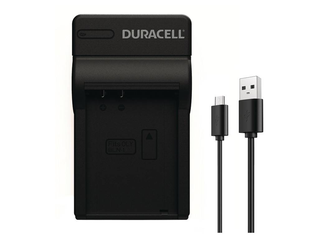 Duracell DRO5942, USB, Olympus BLN-1, Schwarz, Indoor Batterieladegerät, 5 V, 5 V