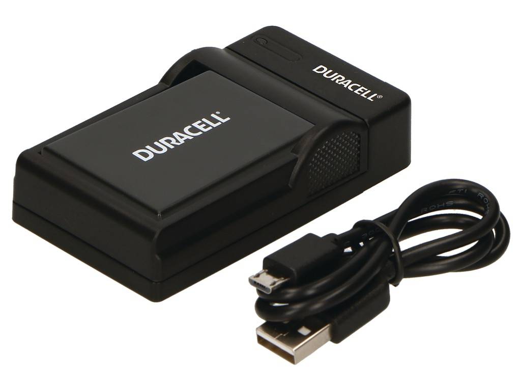 Duracell DRN5925, USB, Nikon EN-EL9, Schwarz, Indoor Batterieladegerät, 5 V, 5 V