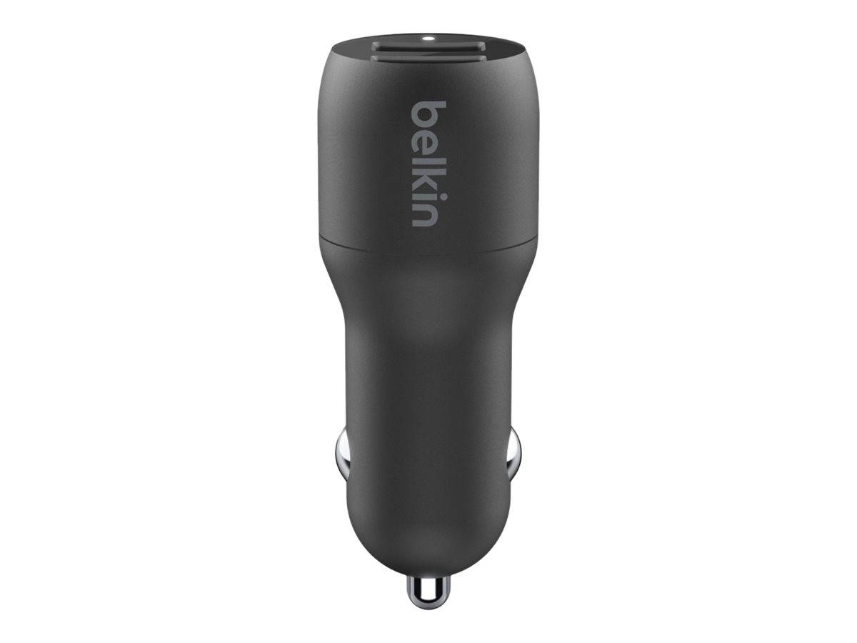 Belkin BOOST CHARGE Dual Charger - Auto-Netzteil - 24 Watt - 4.8 A - 2 Ausgabeanschlussstellen (USB)