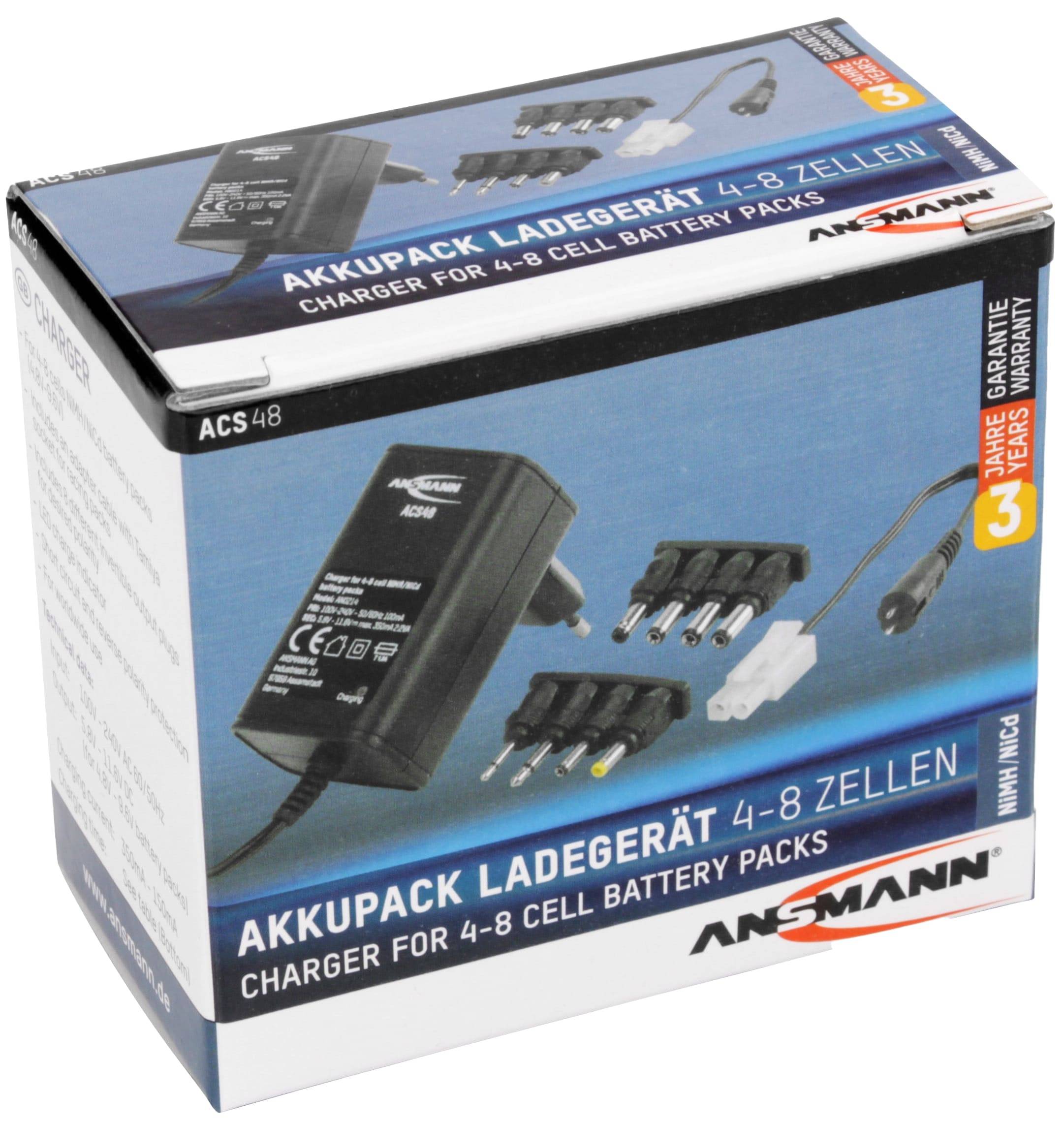 Ansmann ACS 48 Modellbau-Ladegerät 0.35A NiCd, NiMH