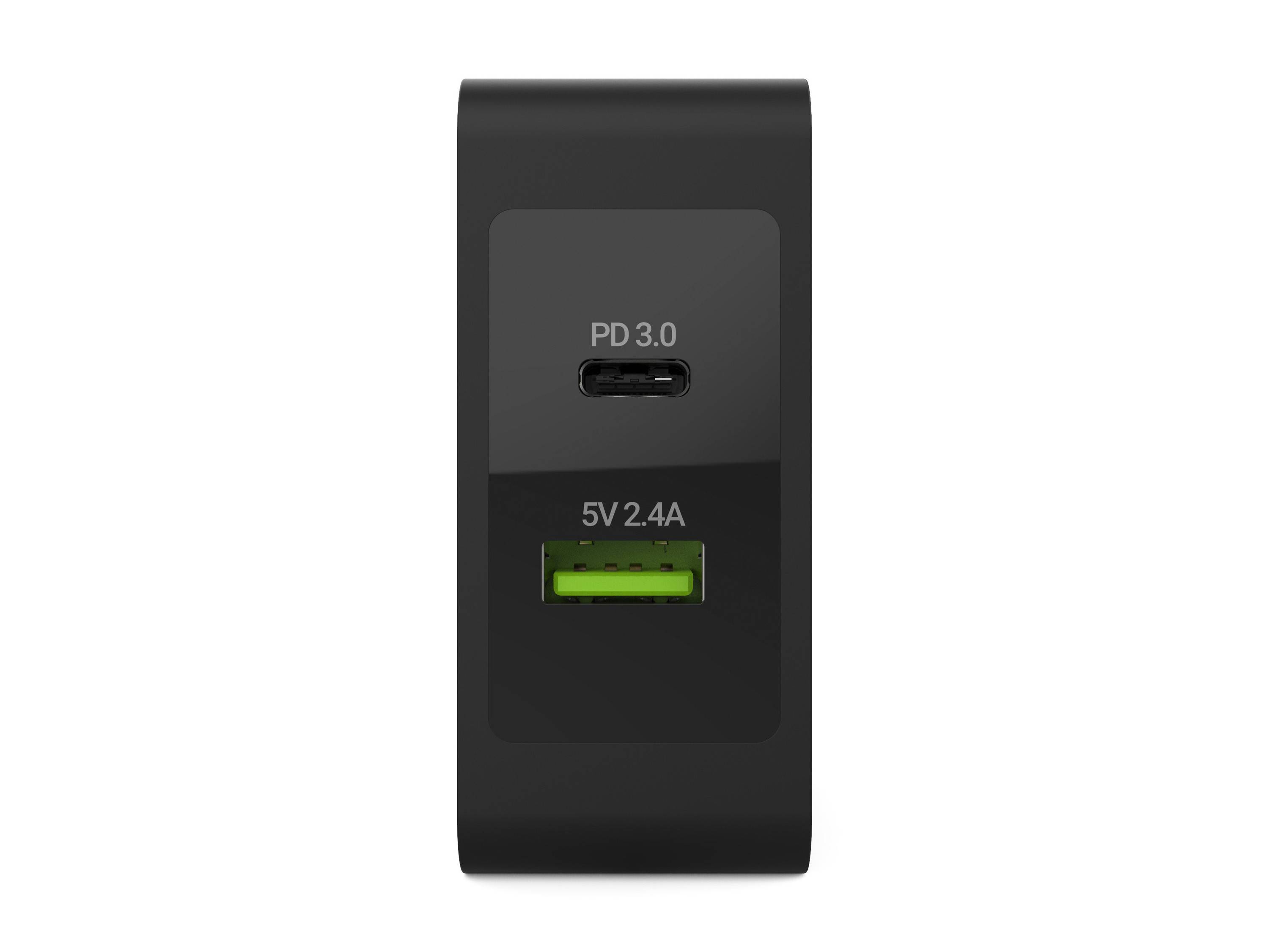 Green Cell Charger USB-C 45W PD with cable USB-C and extra USB port for Asus ZenBook, HP Spectre, HP Envy x2 and others