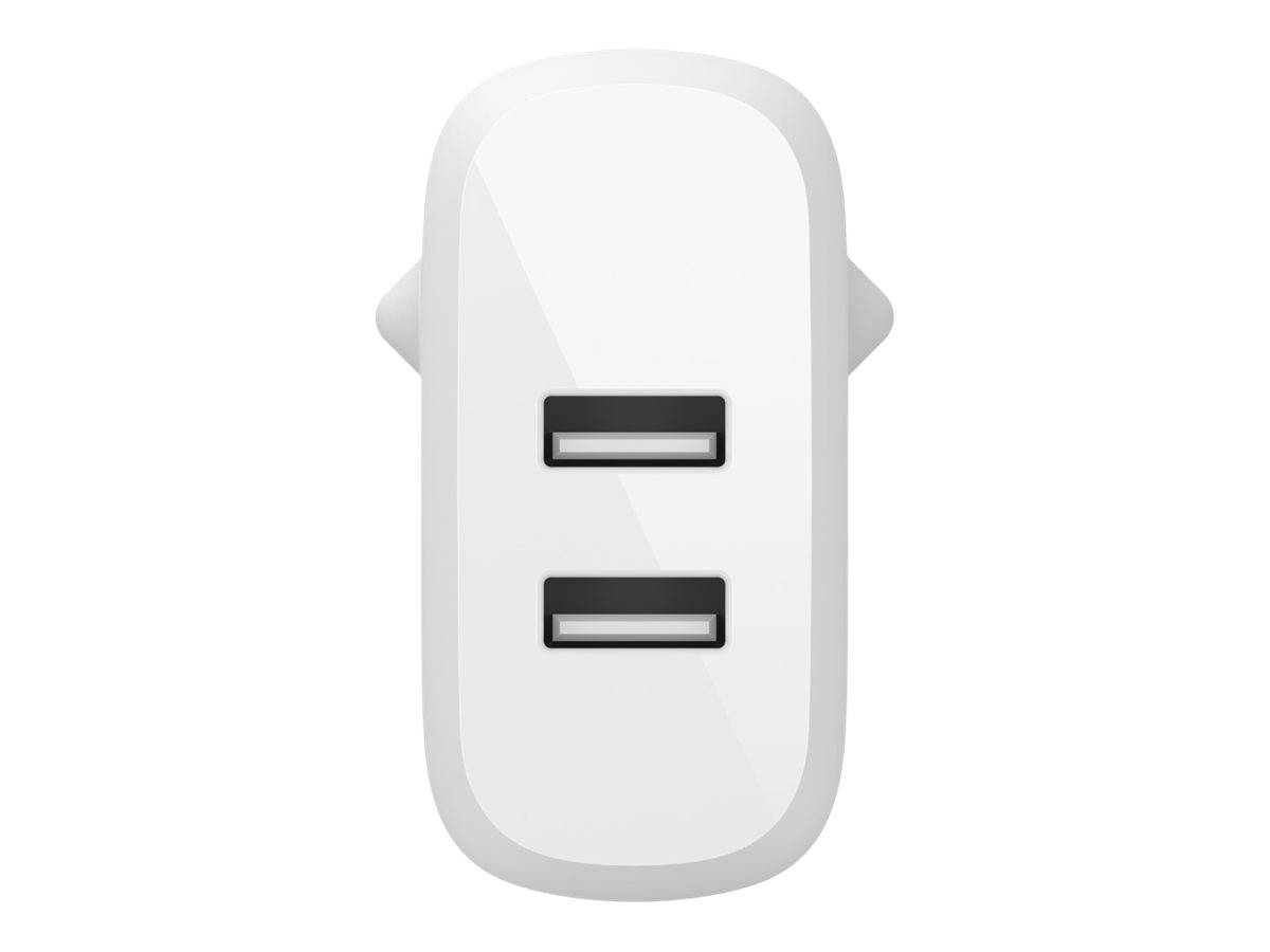 Belkin BOOST CHARGE - Netzteil - 40 Watt - Fast Charge, PD 3.0 - 2 Ausgabeanschlussstellen (2 x USB-C)