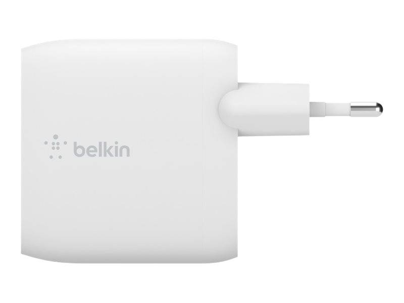 Belkin BOOST CHARGE - Netzteil - 40 Watt - Fast Charge, PD 3.0 - 2 Ausgabeanschlussstellen (2 x USB-C)