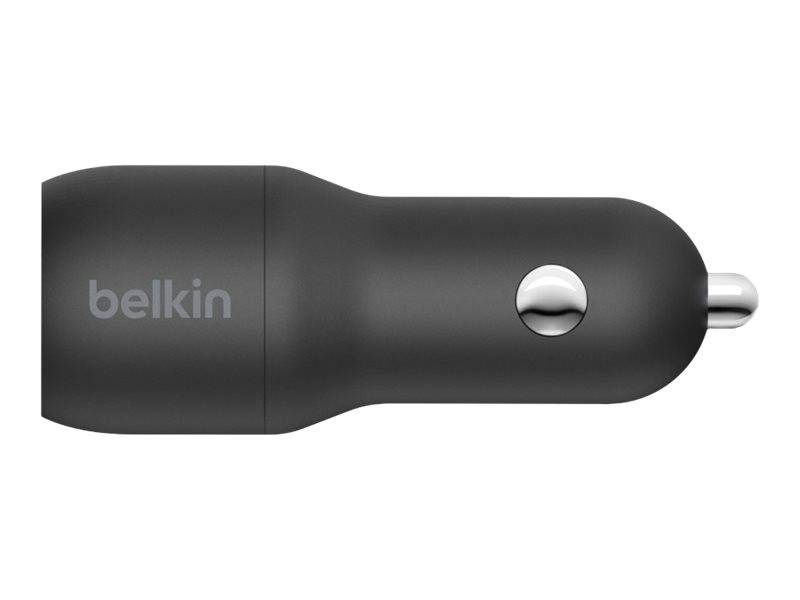 Belkin BOOST CHARGE Dual Charger - Auto-Netzteil - 24 Watt - 4.8 A - 2 Ausgabeanschlussstellen (USB)