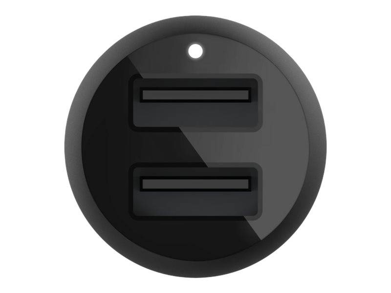 Belkin BOOST CHARGE Dual Charger - Auto-Netzteil - 24 Watt - 4.8 A - 2 Ausgabeanschlussstellen (USB)
