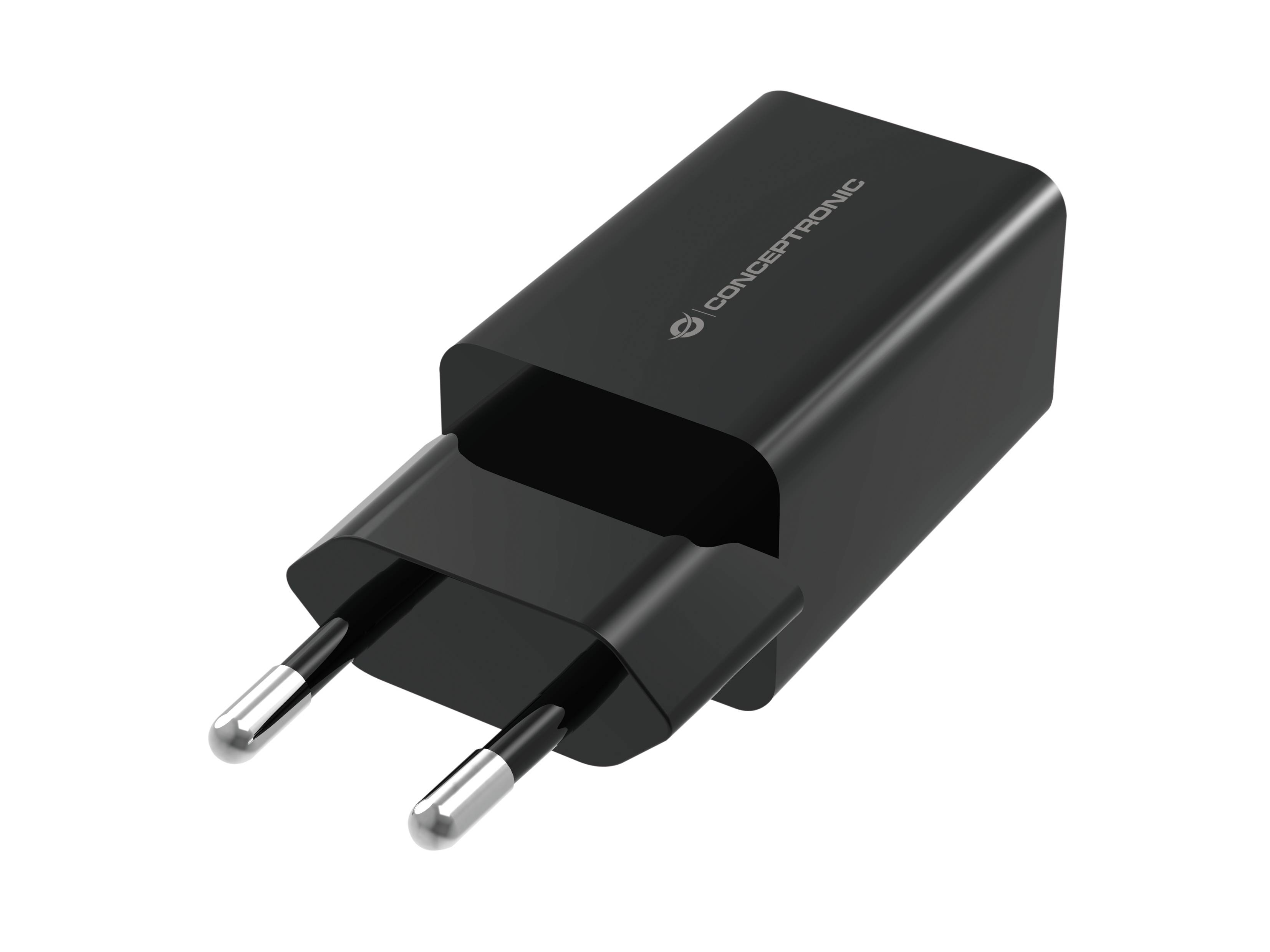 Conceptronic ALTHEA - Netzteil - 12 Watt - 2.4 A - 2 Ausgabeanschlussstellen (2 x USB)