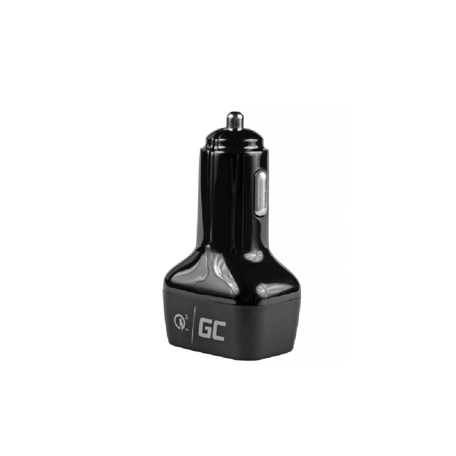 In-Car Charger USB-C Power Delivery + USB Auto-Ladegerät (mit 2 beleuchtete Ladeanschlüsse, USB Typ C + USB Quick Charge 3.0, mit Schnellladefunktio