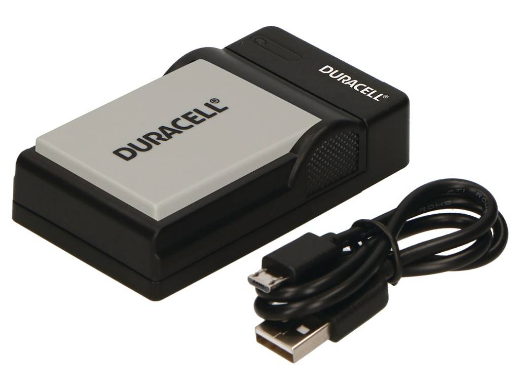 Duracell DRC5909, USB, Canon NB-7L, Schwarz, Indoor Batterieladegerät, 5 V, 5 V