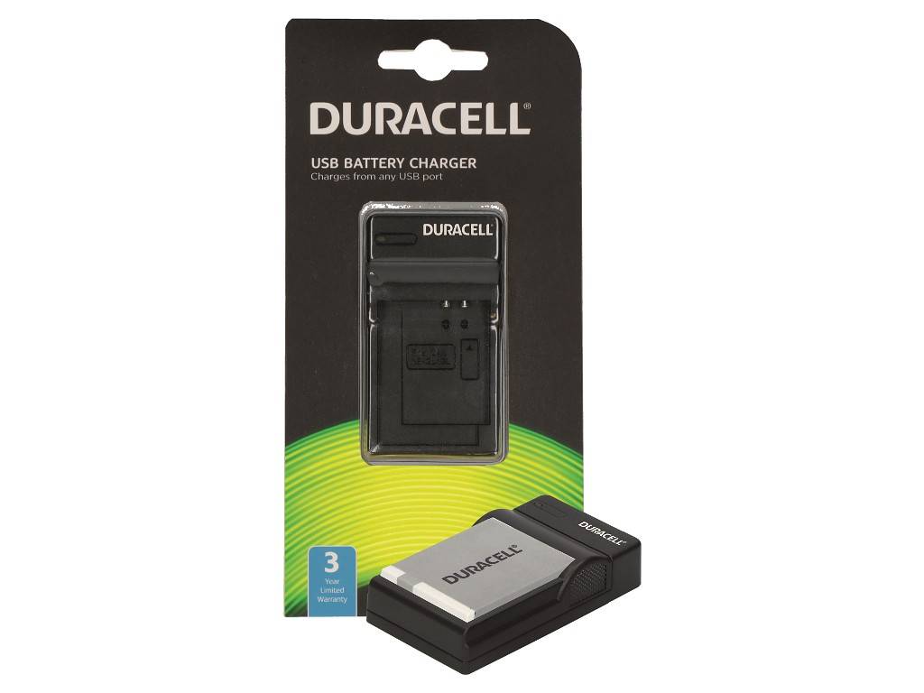 Duracell DRC5901, USB, Canon NB-6L, Schwarz, Indoor Batterieladegerät, 5 V, 5 V