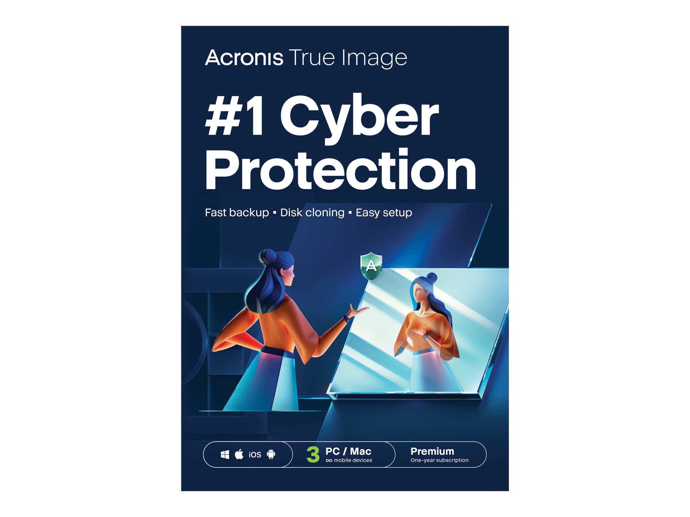 Acronis True Image Anzeige zur Bewerbung von „#1 Cyberschutz