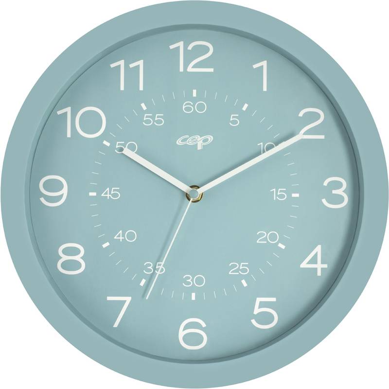 CEP Wanduhr Riviera, Quarzuhr, minze