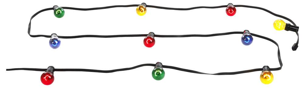 Lichterkette Terrassen Außen Beleuchtung Garten Party Lampen bunt