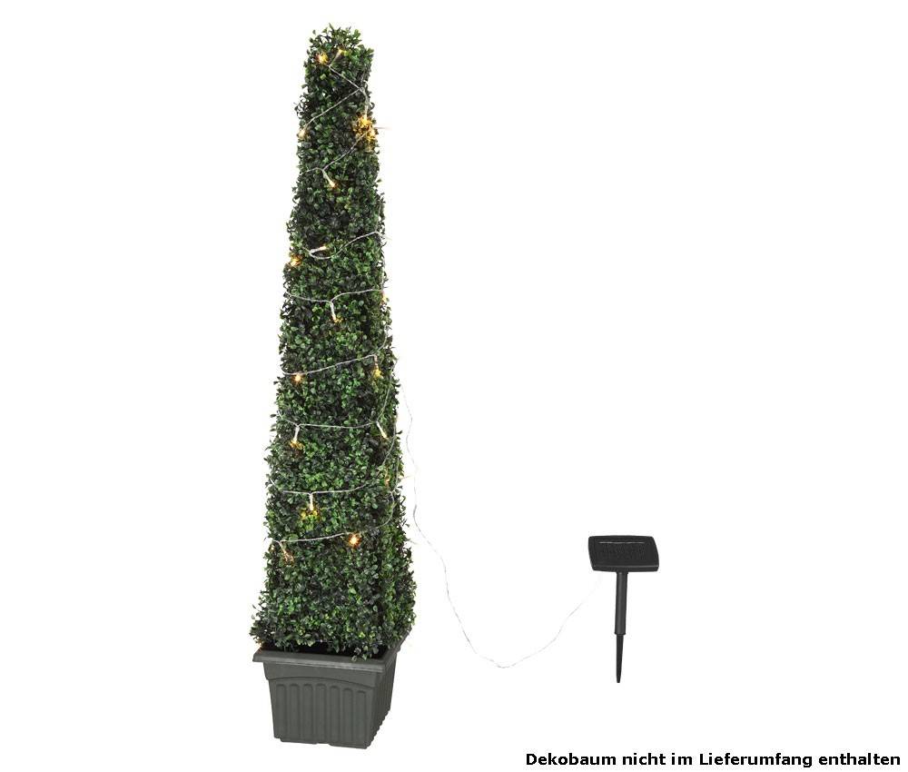 50x LED Solar Lichter Kette Garten Außen Leuchte Terrassen Party Dekoration