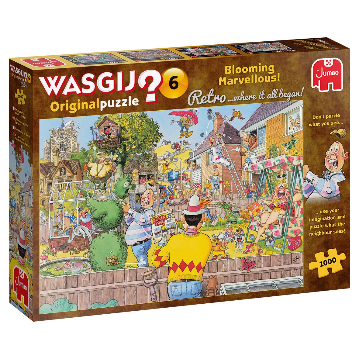 Wasgij Original Retro 6 Große Gartenfreunde 1000 Teile Puzzle