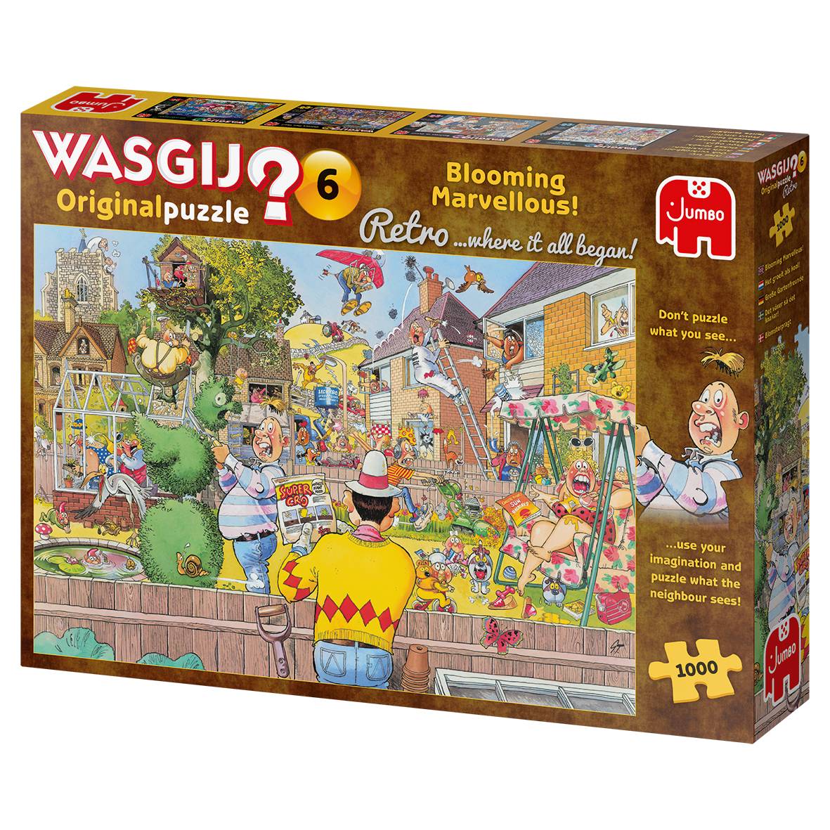 Wasgij Original Retro 6 Große Gartenfreunde 1000 Teile Puzzle