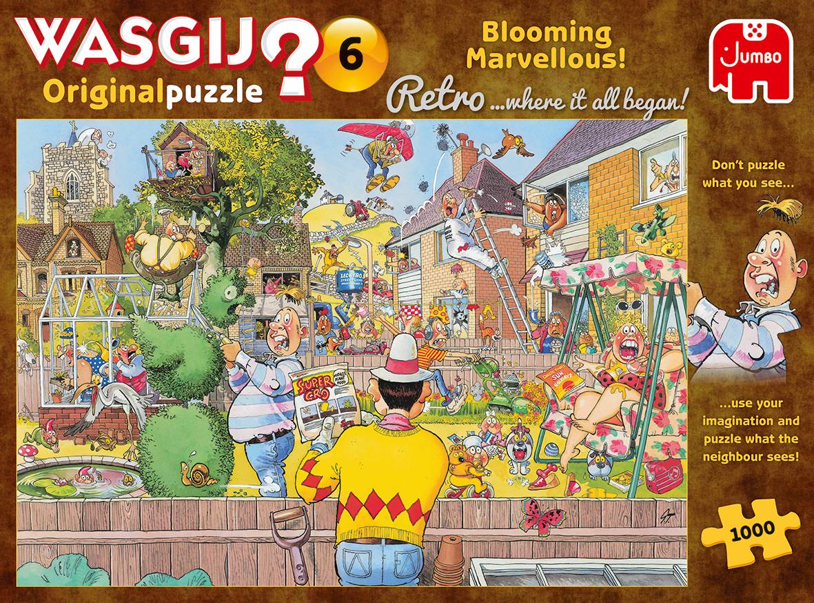 Wasgij Original Retro 6 Große Gartenfreunde 1000 Teile Puzzle