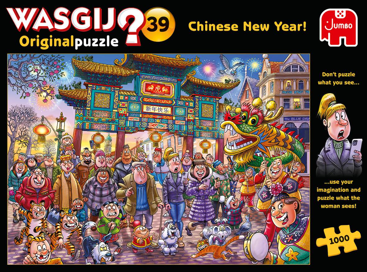 Wasgij Original 39 Chinesisches Neujahr 1000 Teile Puzzle