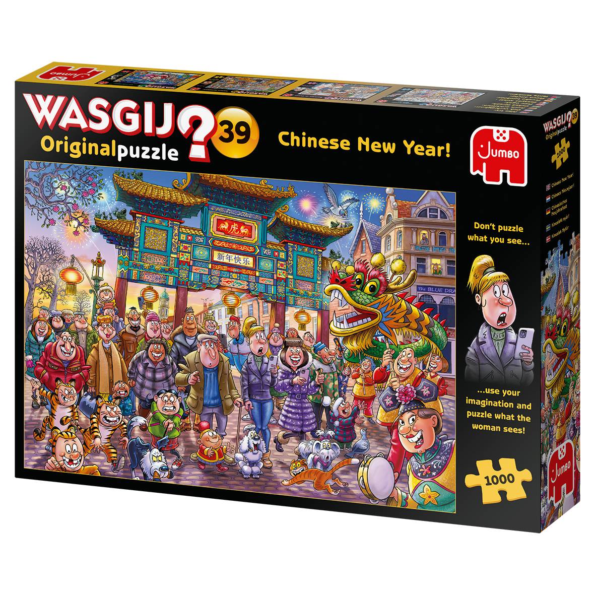 JUMBO 25011 Wasgij Original 39 Chinesisches Neujahr 1000 Teile Puzzle
