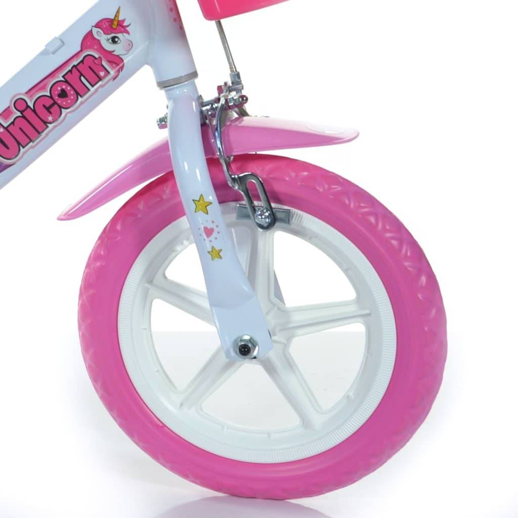 Dino Bikes Kinderfahrrad Unicorn Rosa 12"