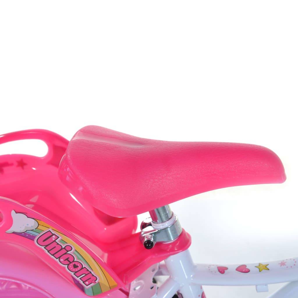 Dino Bikes Kinderfahrrad Unicorn Rosa 12"