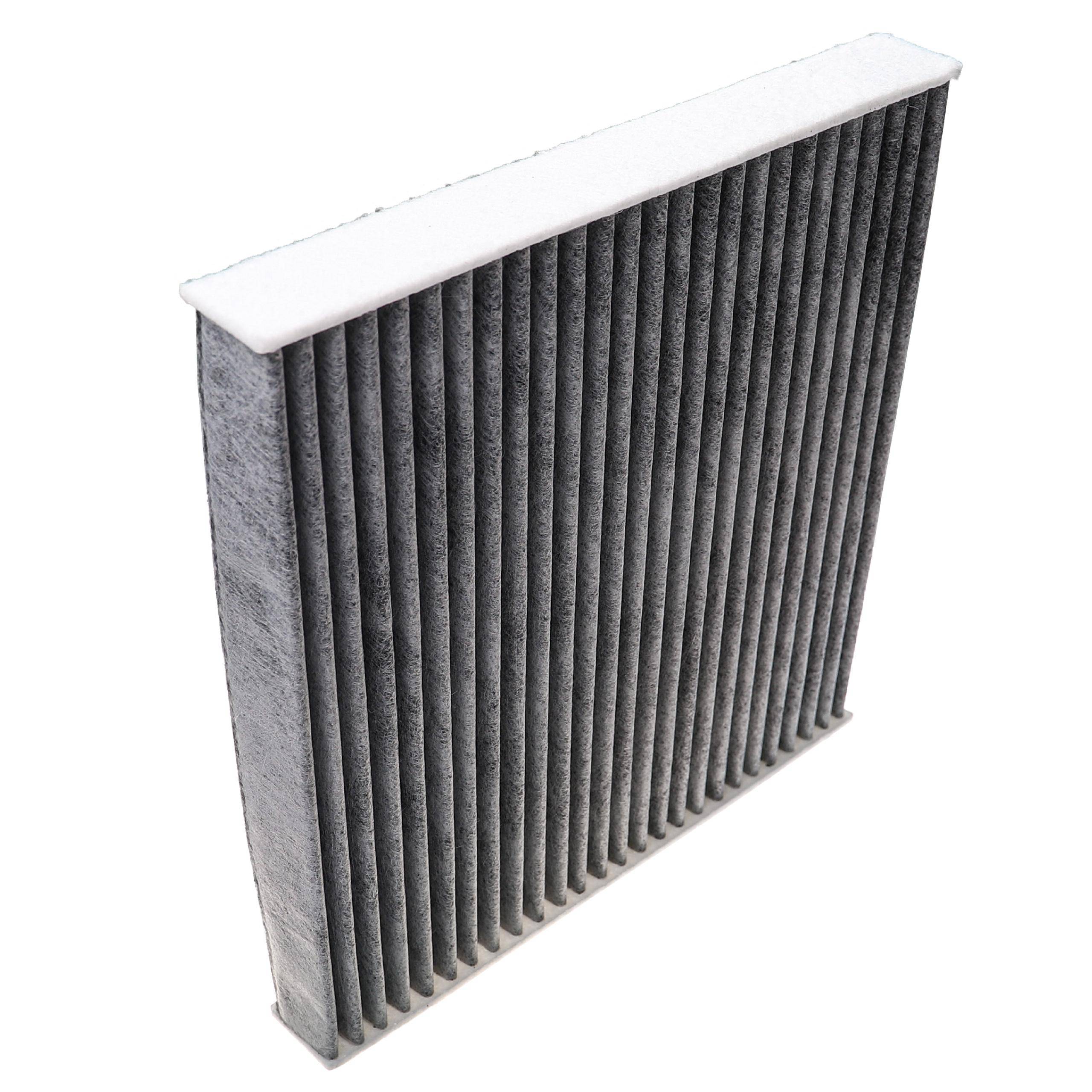 vhbw Innenraumfilter kompatibel mit Honda Civic VIII Hatchback (FN FK) 09.2005- 2.2 CTDi FK3 PKW - Mit Aktivkohle