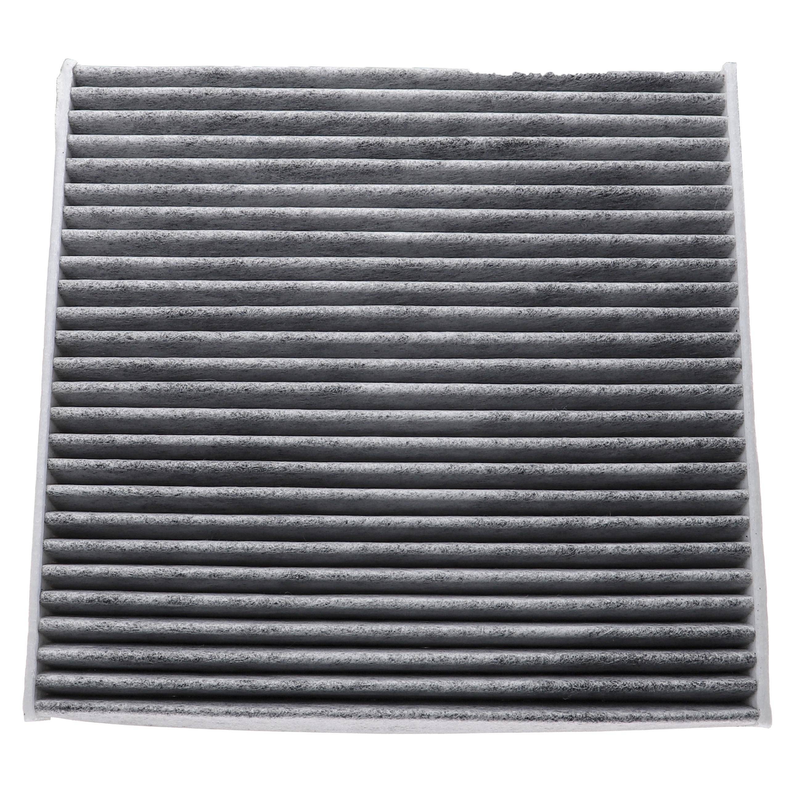 vhbw Innenraumfilter kompatibel mit Honda Civic VIII Hatchback (FN FK) 09.2005- 1.4 FK1, 1.4 FK1 FN4, 1.8 FN1 FK2, 2.0 R PKW - Mit Aktivkohle