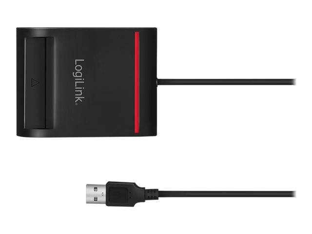 LogiLink - SmartCard-Leser - USB 2.0 - Schwarz