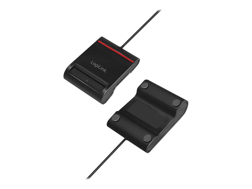 LogiLink - SmartCard-Leser - USB 2.0 - Schwarz