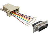 DeLOCK Adapter Sub-D 15 Pin male > RJ45 female assembly kit - Serieller Adapter - RJ-45 (W)