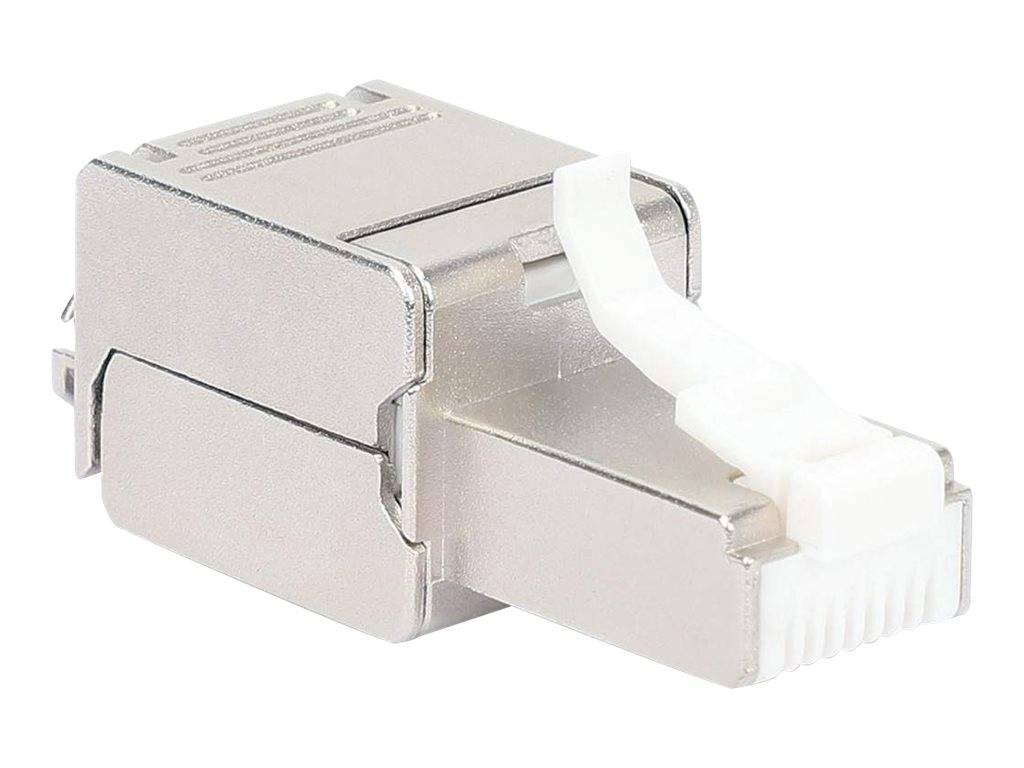 Intellinet Modular Plug Cat6a 10G Shielded Toolless RJ45 Modular Field Termination Plug, For Easy and Quick High-quality