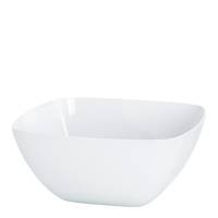 EMSA 504632 Vienna Salatschüssel weiß 26,5 cm / 4,6L - Dip-Schale - 4,6 l - Weiß - Quadratisch - 265 mm - 265 mm