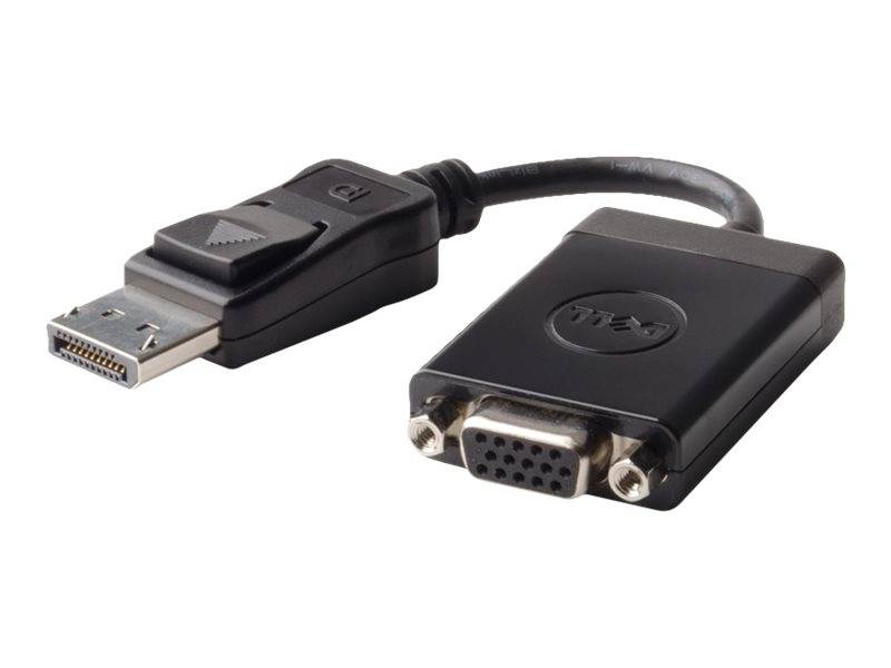 DisplayPort-zu-VGA-Adapterkabel mit einem DisplayPort-Stecker und einem VGA-Buchse