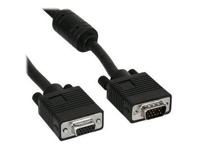 INLINE - S-VGA Verlängerung - 15pol HD Stecker / Buchse - schwarz - 1m