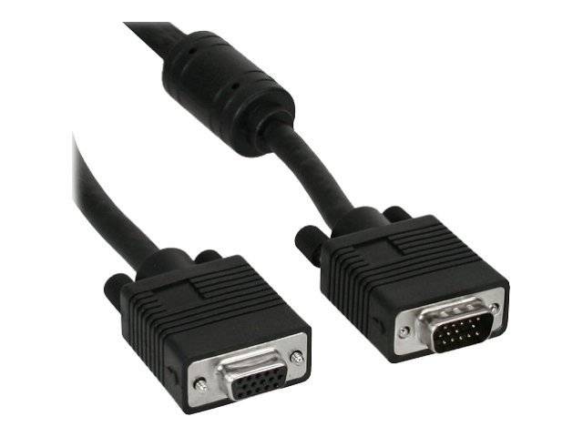INLINE - S-VGA Verlängerung - 15pol HD Stecker / Buchse - schwarz - 5m