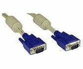 INLINE - S-VGA Kabel - 15pol HD Stecker / Stecker - beige - 0,5m