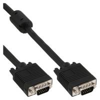 INLINE - S-VGA Kabel - 15pol HD Stecker / Stecker - schwarz - 5m