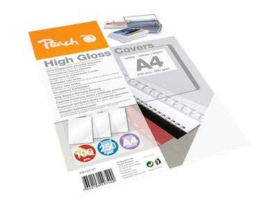 Peach PB100-01 - A4 (210 x 297 mm) - weiß, hochglänzend - 250 g/m² - 100 Blatt R