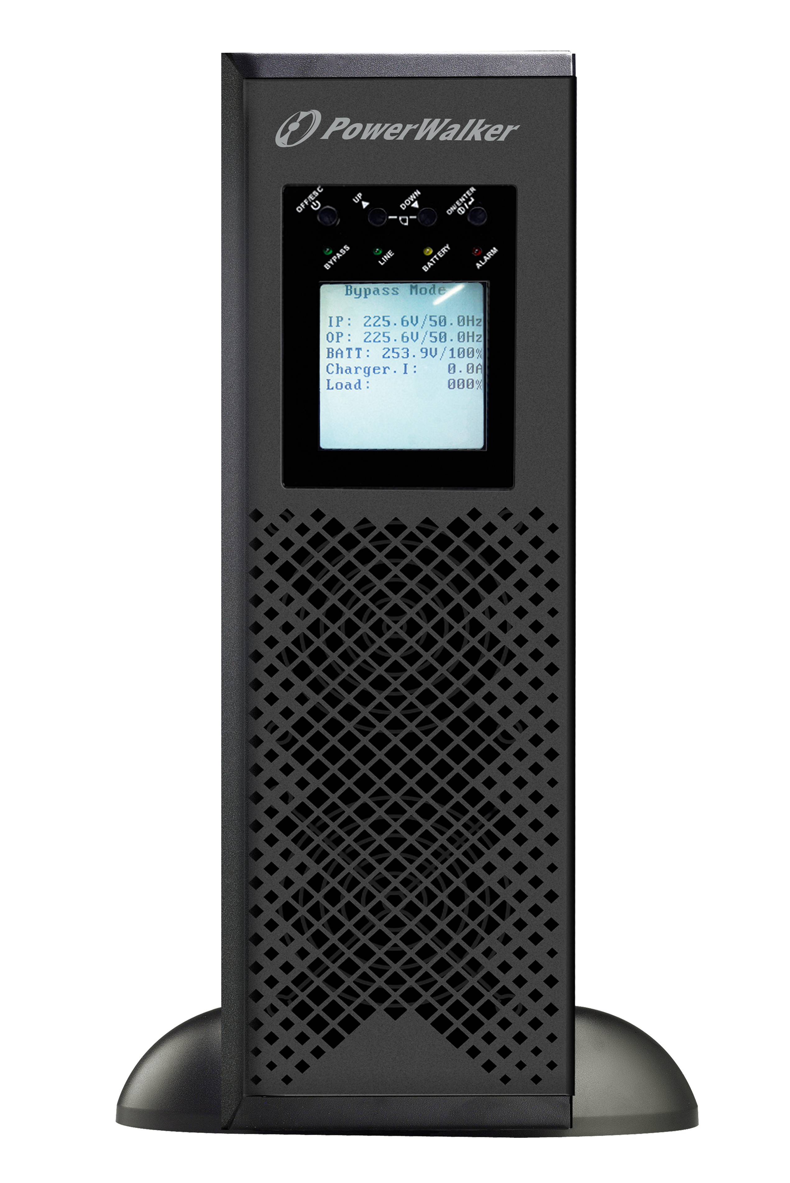 PowerWalker VFI 10K CPH 3/3 - USV (in Rack montierbar/extern) - Wechselstrom 400 V - 10000 Watt - 10000 VA - 3 Phasen - ohne Batterie - USB - 3U