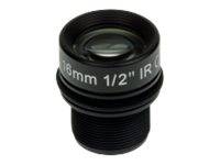 AXIS - CCTV-Objektiv - 12.7 mm (1/2") - M12-Anschluss - 16 mm - f/1.8 (Packung mit 4)