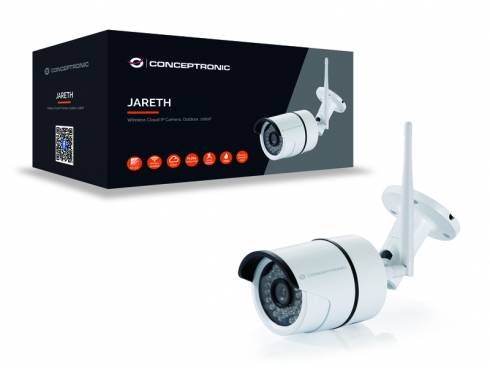 Conceptronic Jareth, IP-Sicherheitskamera, Drinnen, Verkabelt & Kabellos, Extern, CE, Decke/Wand