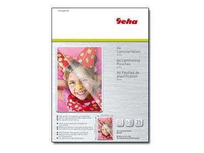 Geha - 80 Mikron - 25 - glänzend - A4 (210 x