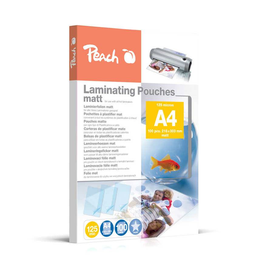 Peach S-PP525-22 - Transparent - Matt - A4 - 0,125 mm - 216 mm - 303 mm - Lamini